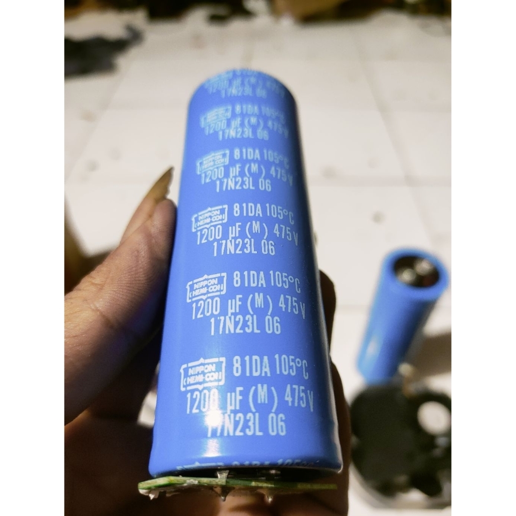 Elko kapasitor Elco capasitor 475v 1200uf original 475volt 1200uf
