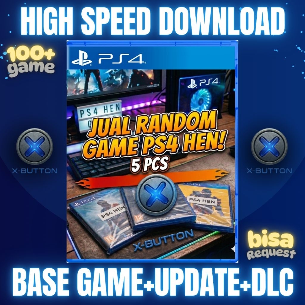 Gacha Game PS4 HEN 5 Game Random | Game PS4 HEN PKG Offline Full Version