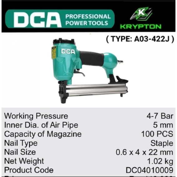DCA Staples Air nailer heavy duty jaminan asli original