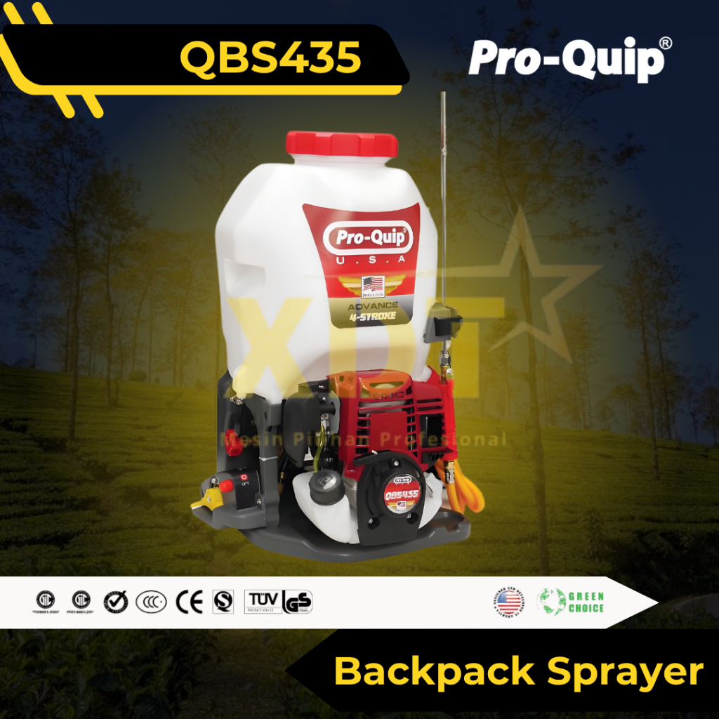 ProQuip QBS435 Mesin Semprot Hama 4 Tak 20 Liter Backpack Sprayer PROQUIP QBS 435