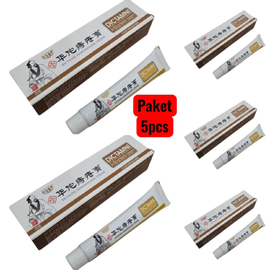 Paket 5pcs Dictamni Salep Wasir 100% Original Salep Herbal Wasir Ambeian Herbal
