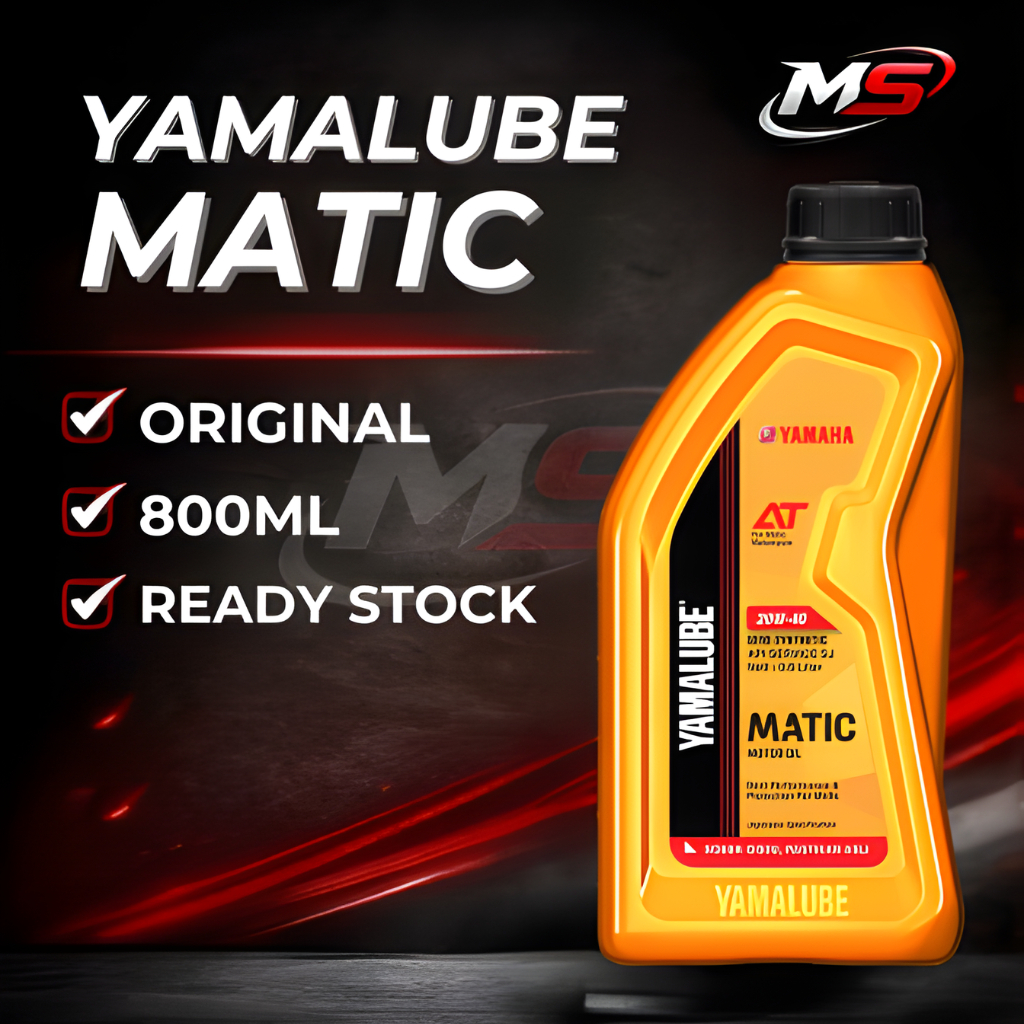 Oli Yamalube Matic 800ml Oli Motor Matic 4T 20W-40 Original | Oli Mesin Motor Yamaha Matic Mio Fino 