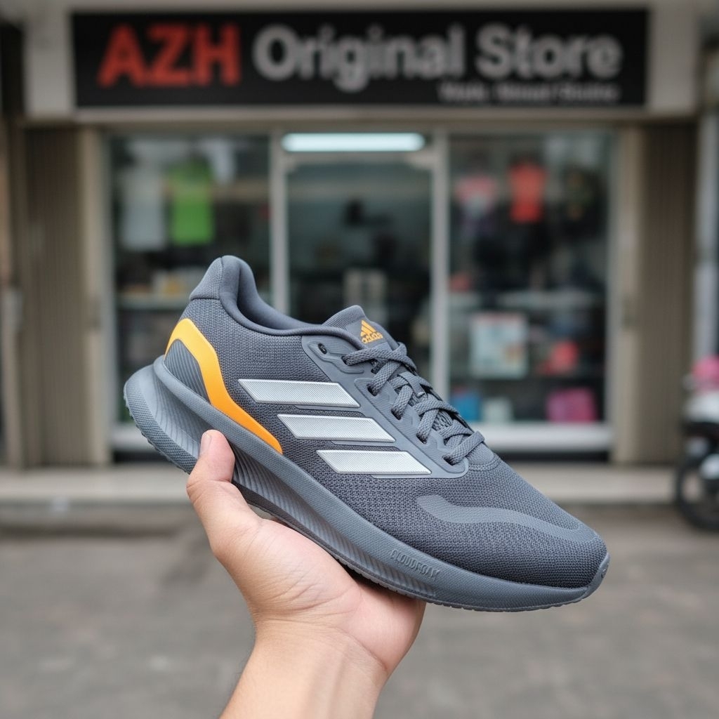 Sepatu Adidas Run Falcon 5 Hitam JQ6979 (Original)