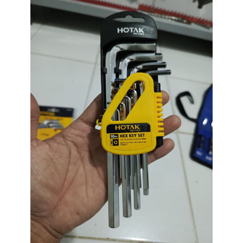 HOTAK kunci L hexagonal isi 10pcs