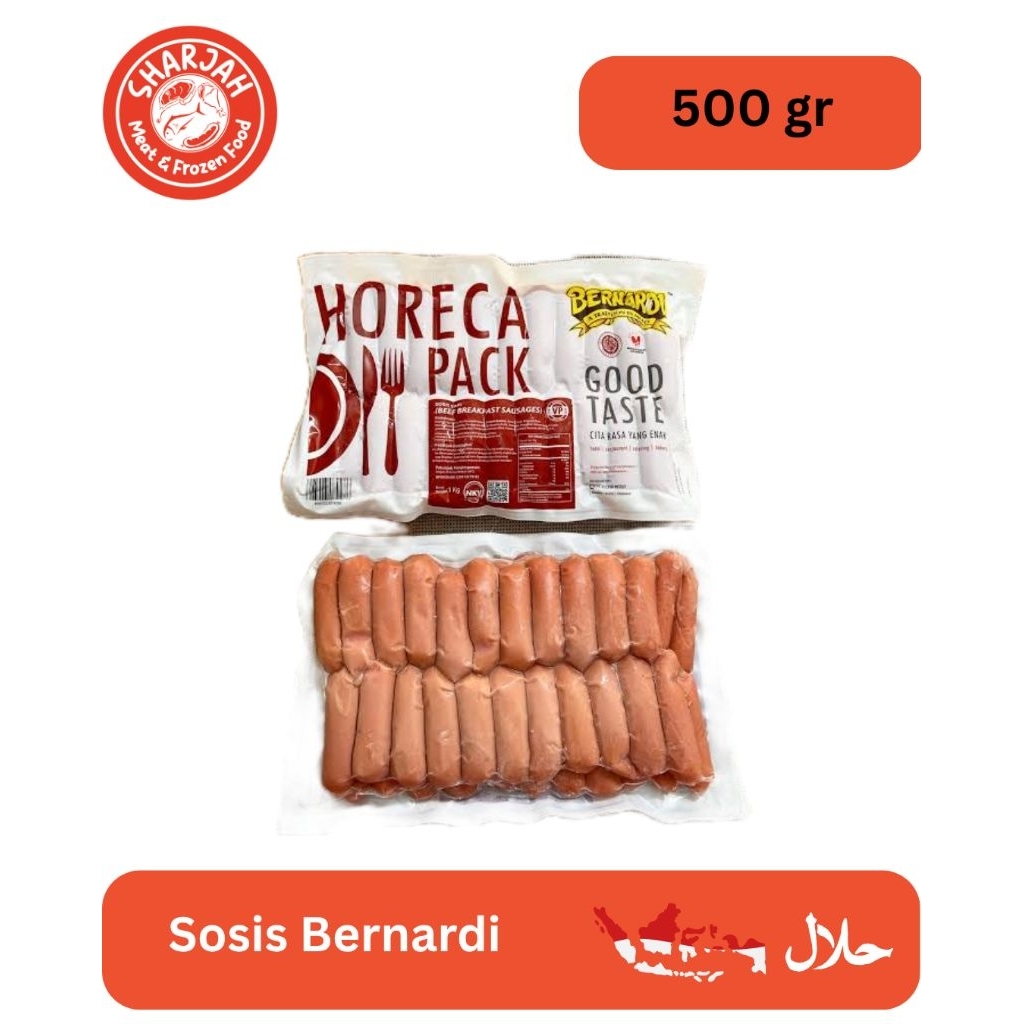Bernardi Sosis Sapi Horeca 500g