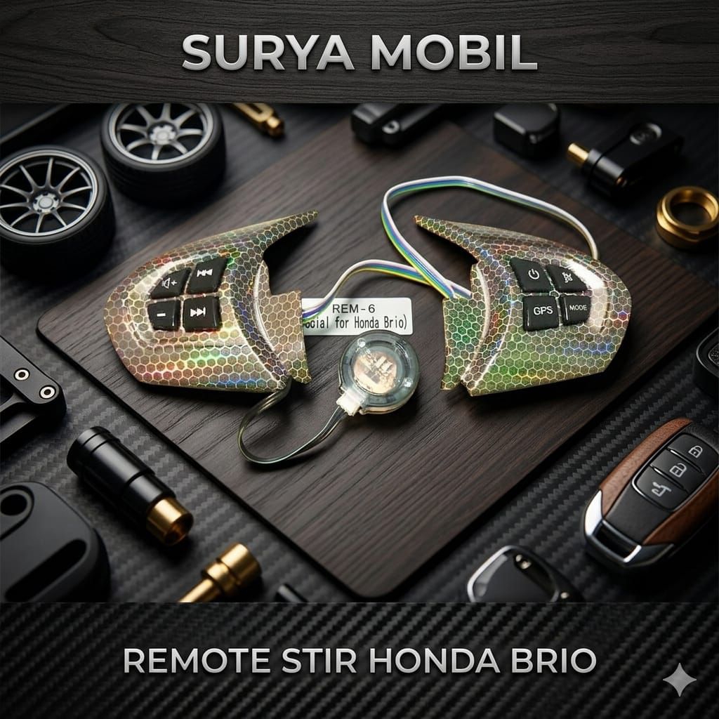 remote stir Honda Brio/tombol stir Honda Brio original.