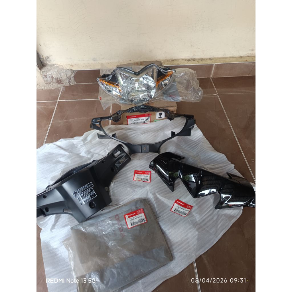 cover batok kepala depan belakang fulset Honda revo absolute revo AT revo DX original AHM