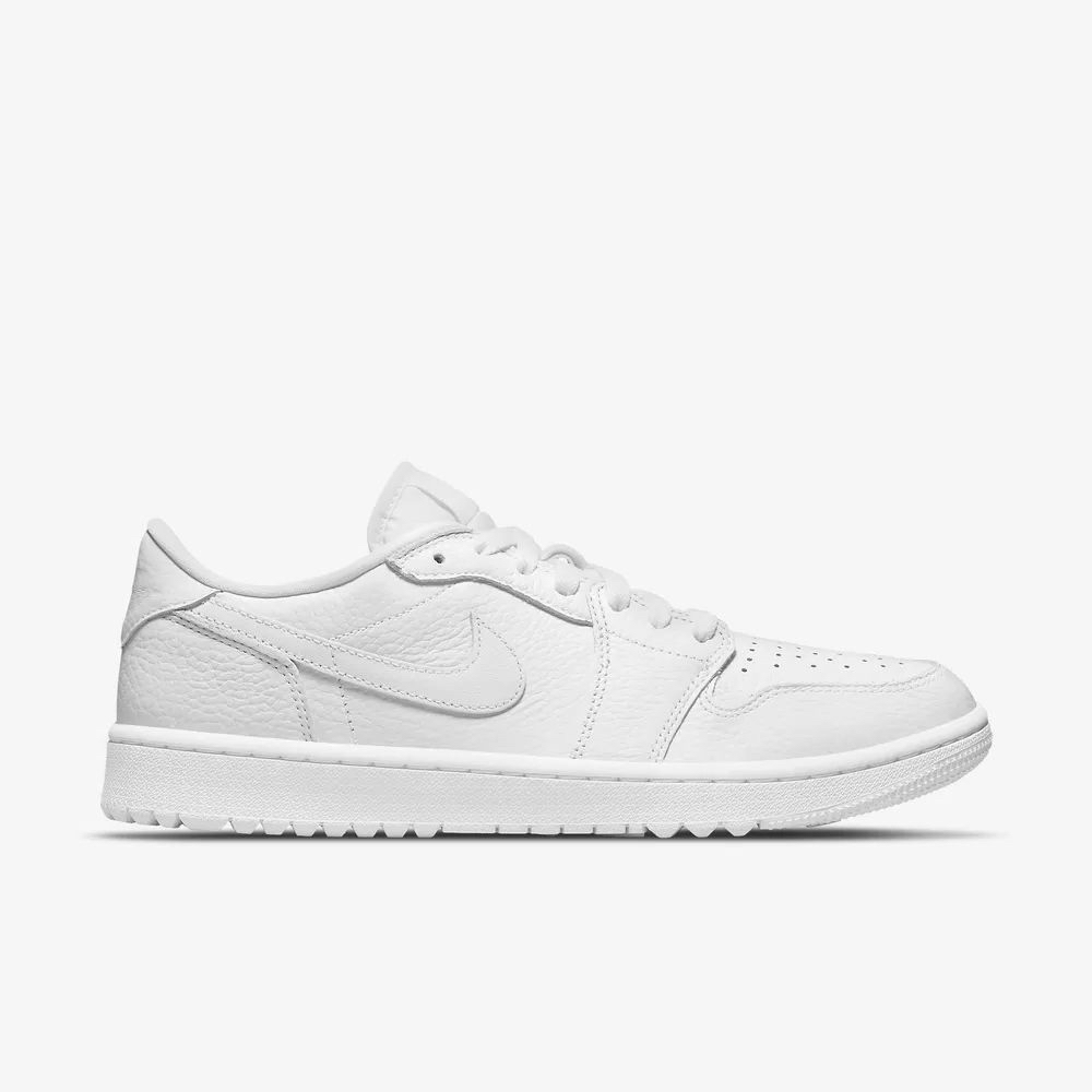 Nike Air Jordan 1 Golf Triple White Original Resmi