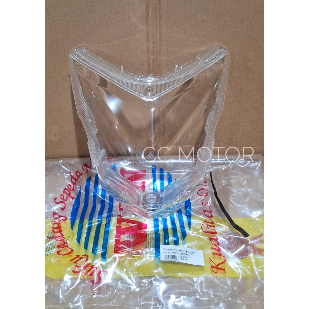 WIN Mika Kaca Lampu Depan CB150R  / Mika Lampu Depan CB150R  / Mika Reflektor CB150R