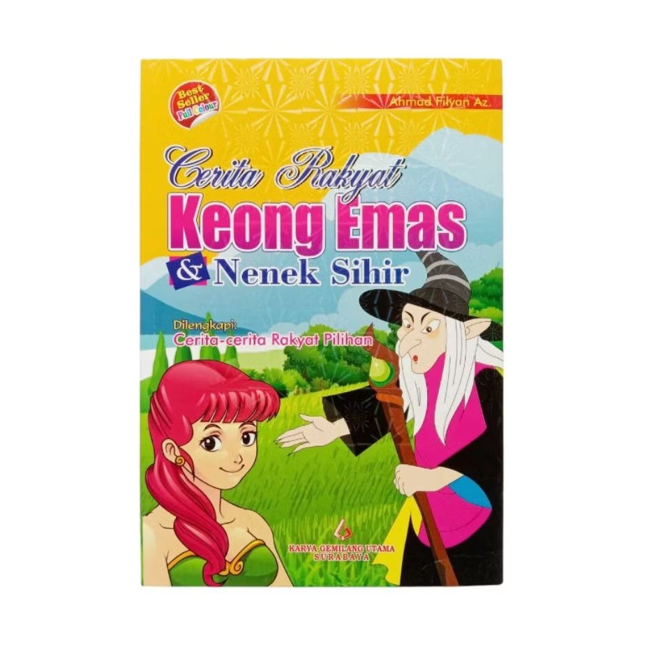 Buku Cerita Rakyat Keong Emas & Nenek Sihir
