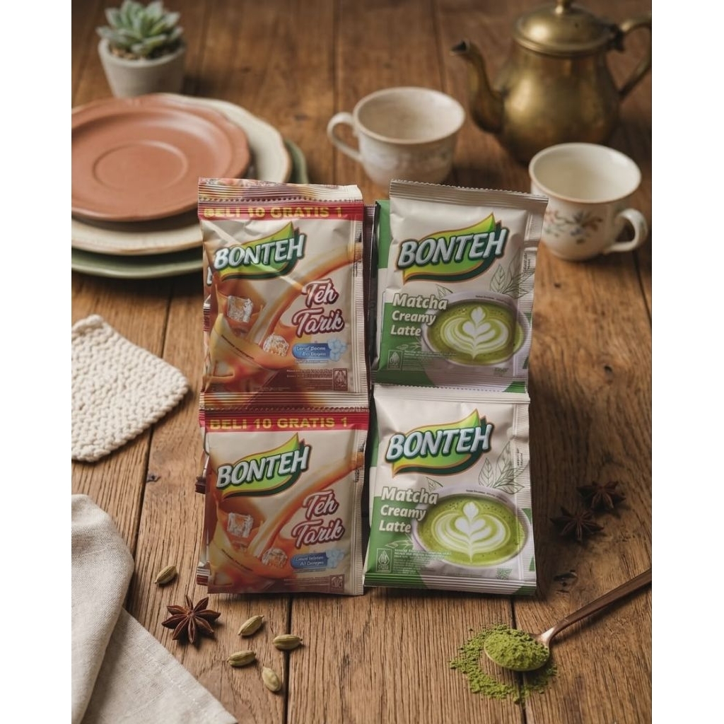 Bisa beli 1 renteng Bonteh tarik dan bonteh matcha