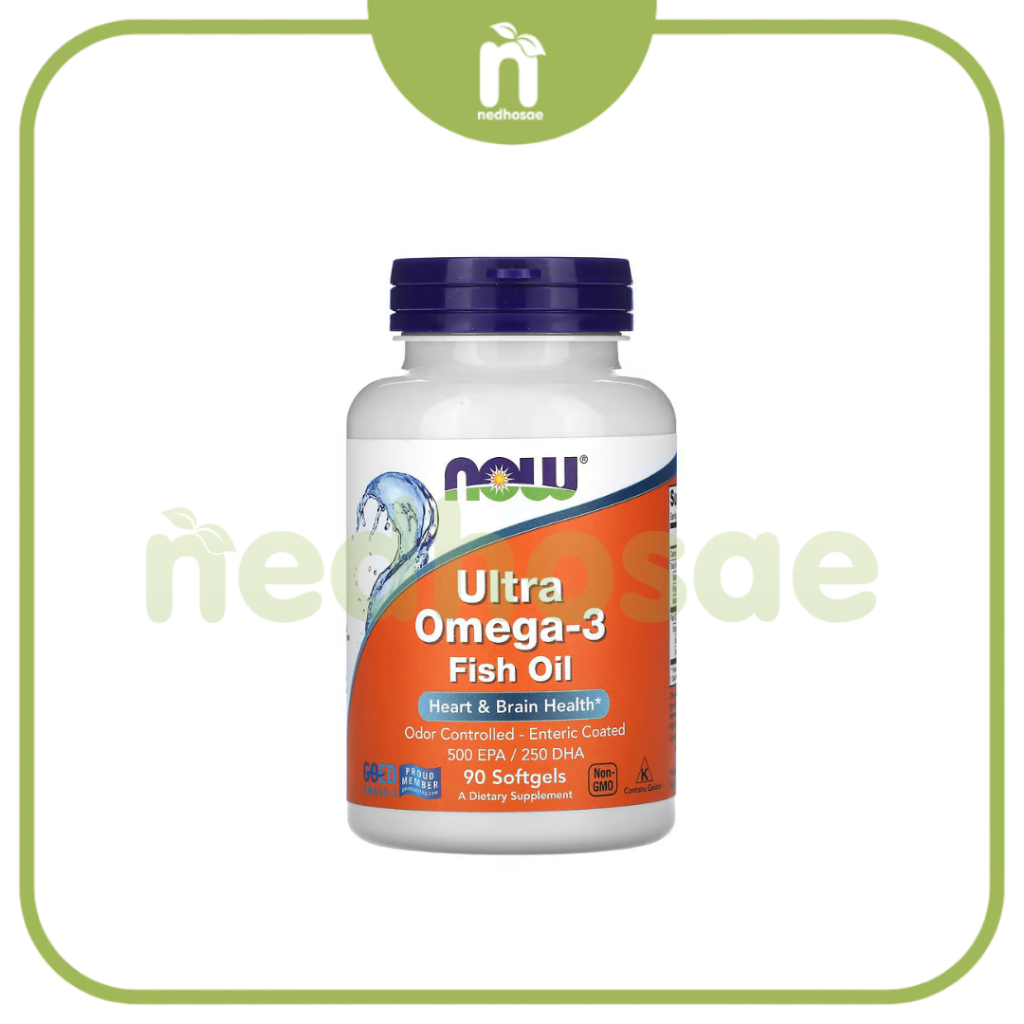 Now Foods Ultra Omega-3 500 EPA 250 DHA | Suplemen Minyak Ikan Omega-3 DHA EPA