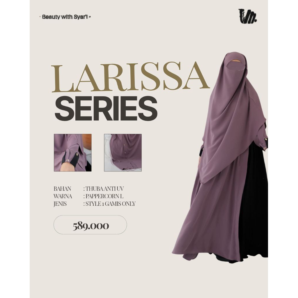 UMY - LARISSA SERIES by ALFI HURAIYAH | Gamis | Khimar