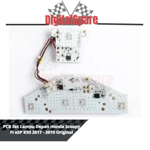 PCB Set Lampu Depan Honda Scoopy FI eSP K93 2017 - 2019 Original