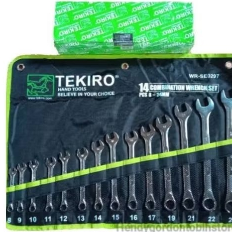 kunci ring pas 8-32mm(14pcs) Set tekiro