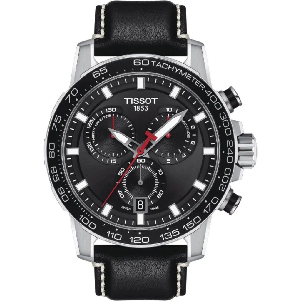 Original 100% Jam Tangan Pria Tissot T125.617.16.051.00 Tissot Supersport Chrono Leather Strap Swiss