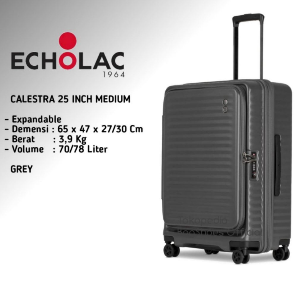 Echolac Calestra 25 inch Medium Front Open Koper Echolac 25" Grey