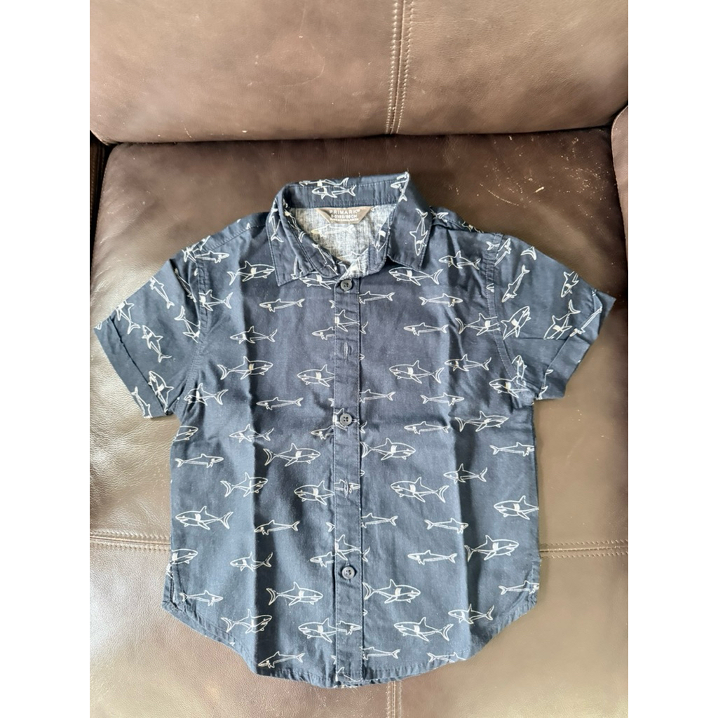 Kemeja Shark Navy Primark