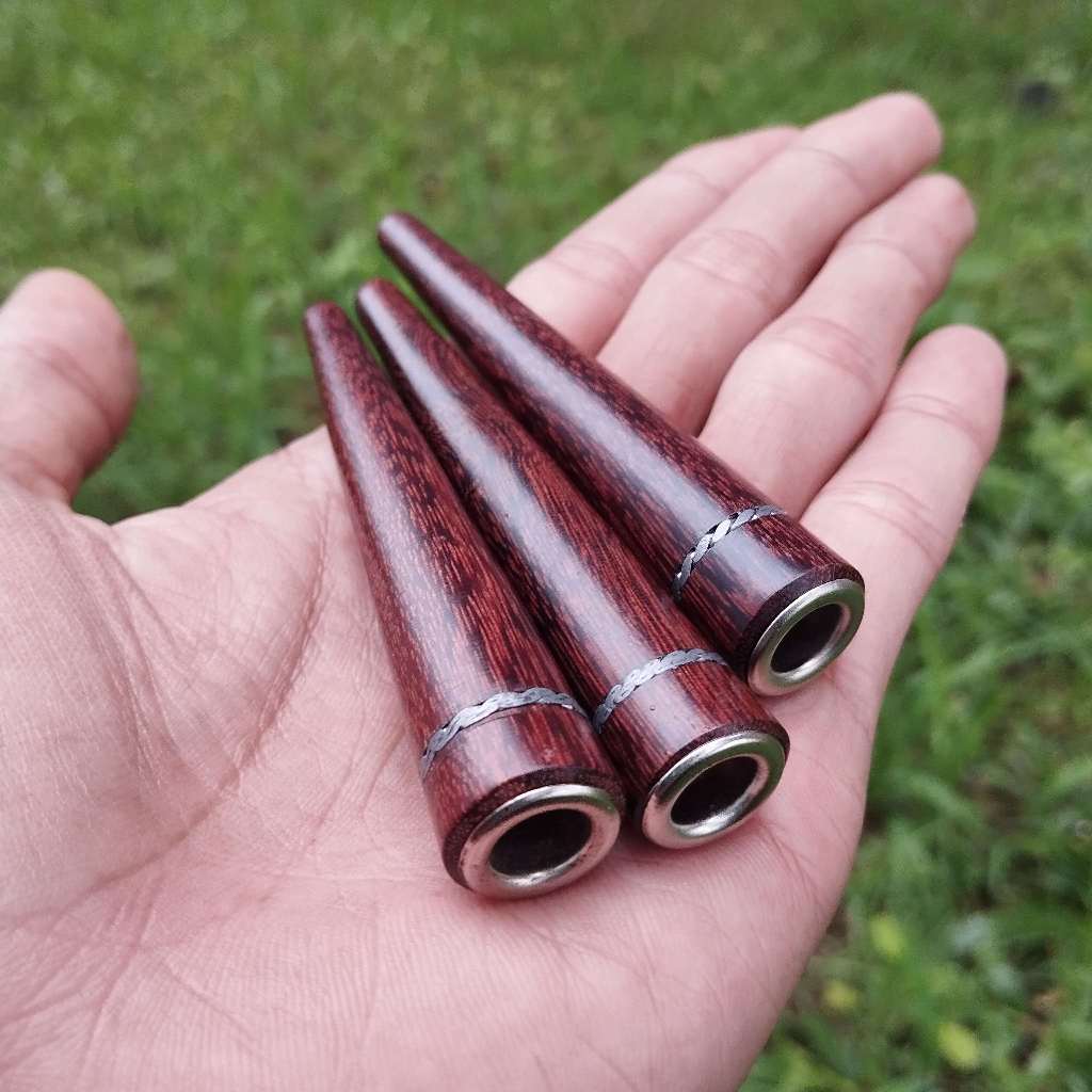 once pipa roko kayu galih asem cangklong rokok padudan premium ukir di bawah gading gg ukuran 8cm