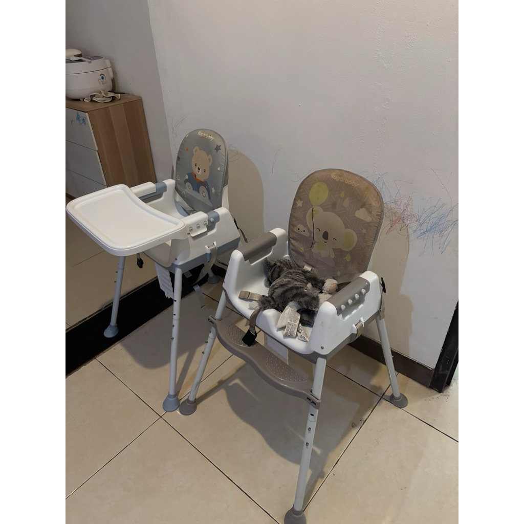 preloved high chair sugar baby