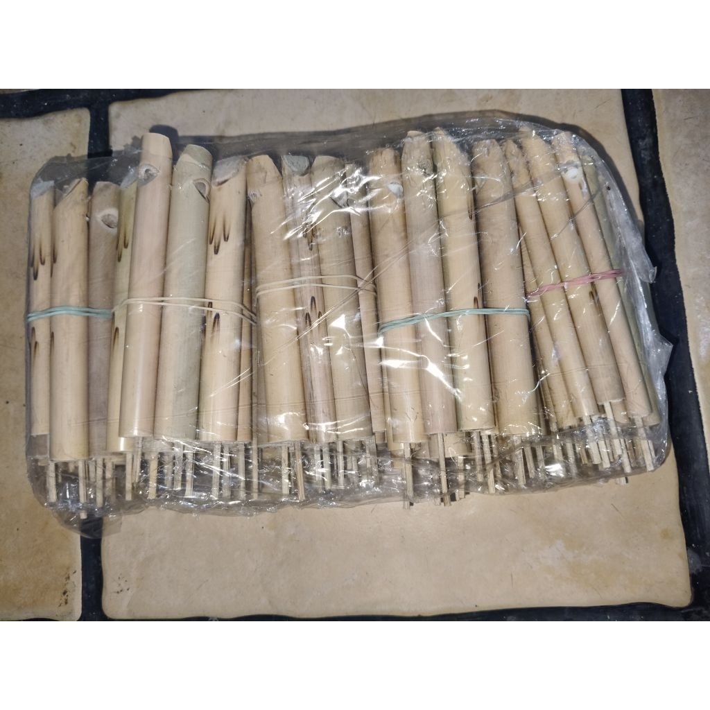 100 PCS SULING BAMBU SUARA BURUNG