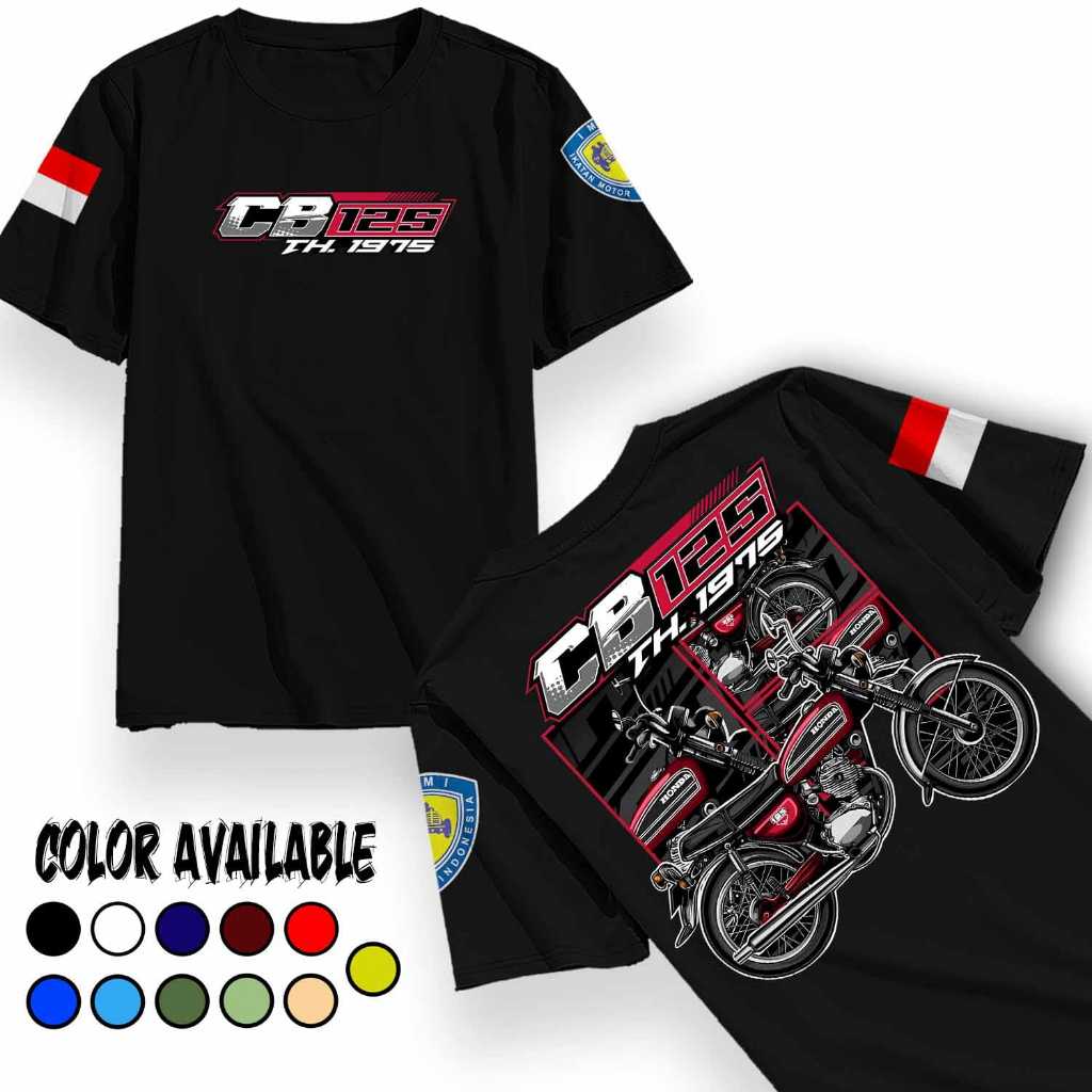 KAOS BAJU CB125 ORIGINAL CBGLOWING T-SHIRT ICIKIWIR KAOS CB125 TANGKI CB125 BAJU CB KAOS CB ORIGINAL