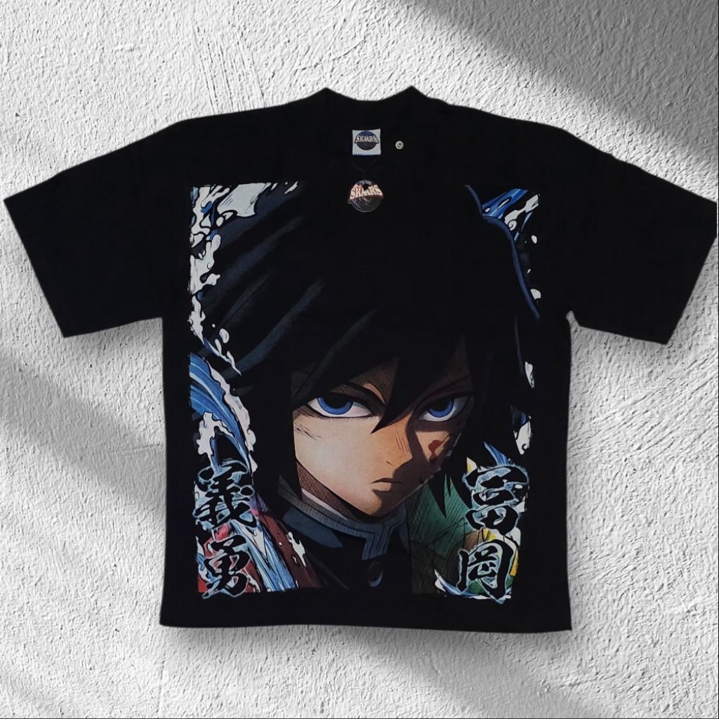 Kaos Bootleg Anime Demon Slayer Giyu Tomioka