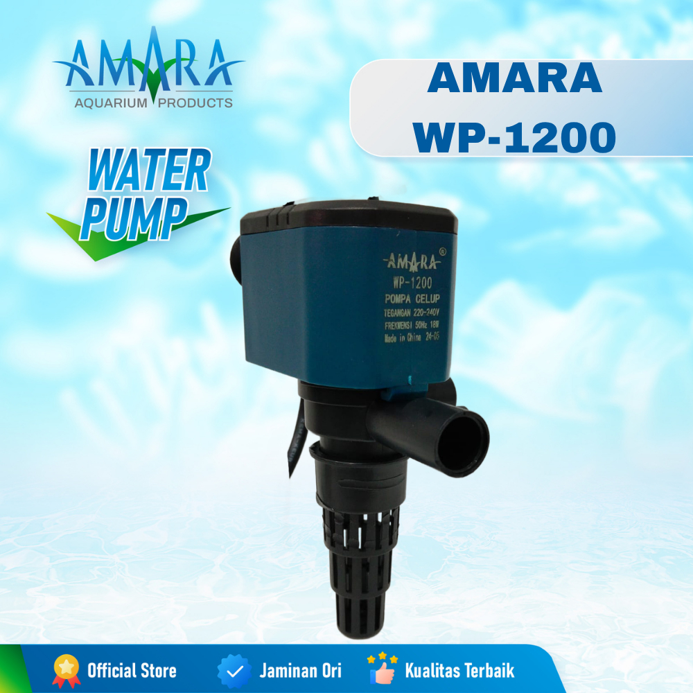 AMARA Akuarium Power Heads WP-1200 / Pompa Kecil Akuarium / Pompa Filter Mesin Celup Akuarium Aquasc