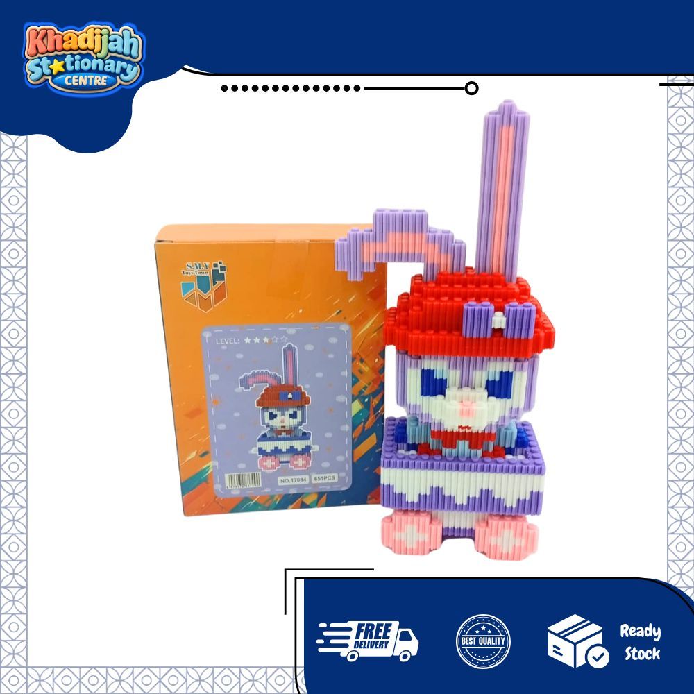 SMY Toystown Nano Block Disney & Stella Lou 3D Model Mainan Susun Brick Dekorasi Karakter LinaBell G
