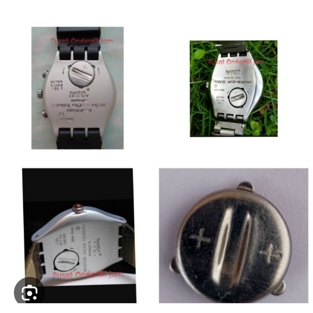 Tutup Baterai Jam Tangan Swatch Irony