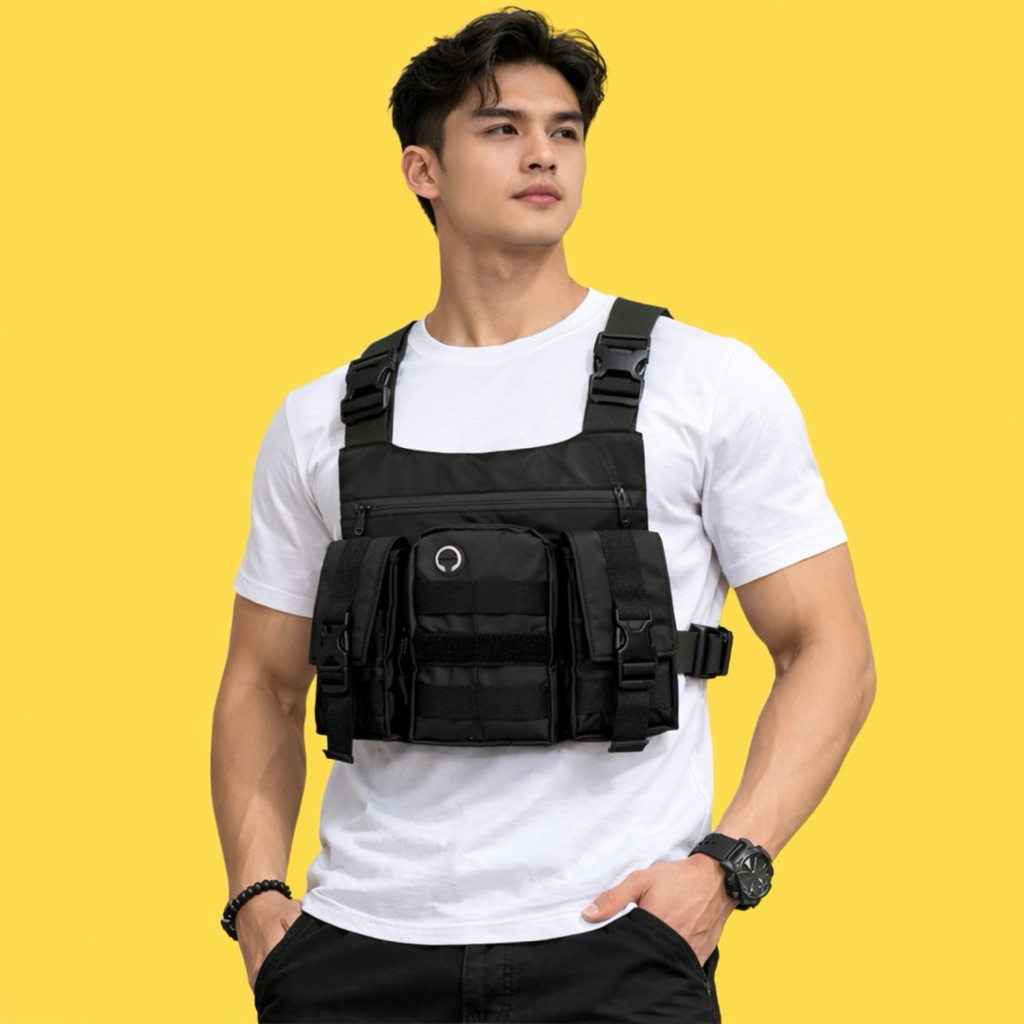 TAS DADA ROMPI PRIA ANTI AIR ORIGINAL TAS DADA TACTICAL PRIA ANTI AIR BLACK
