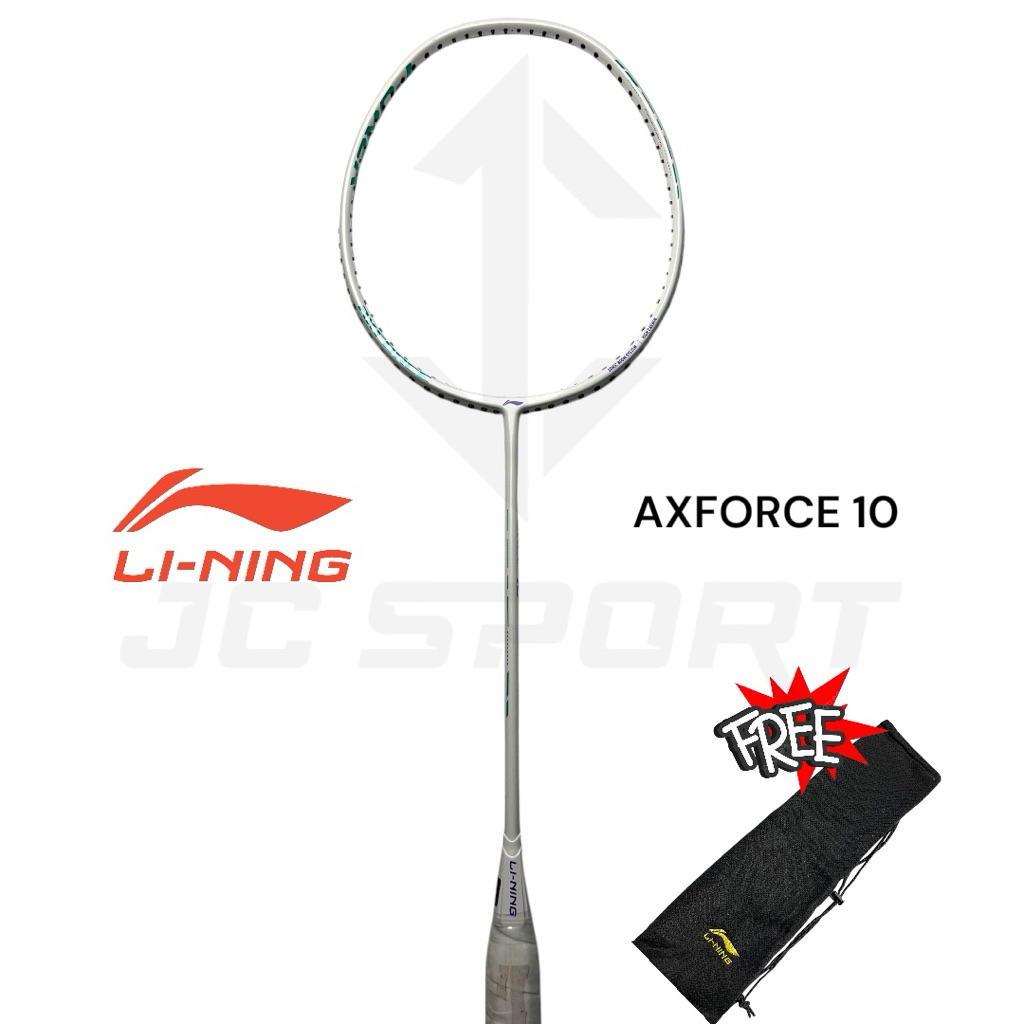 Raket Badminton Lining Axforce 10 White 4U