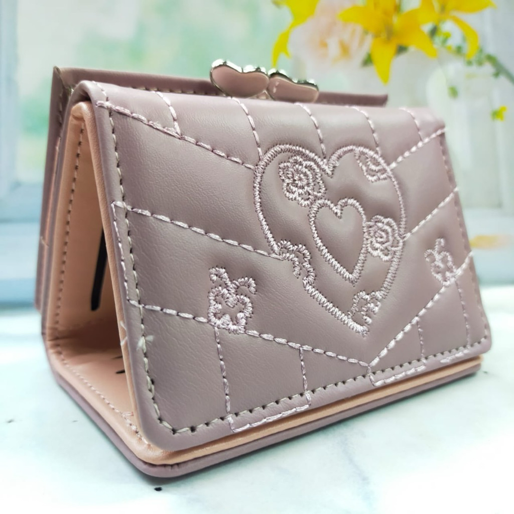 COD DOMPET WANITA LIPAT 3 BEHEL FOREVER YOUNG DOMPET BEHEL MINI WANITA TERBARU