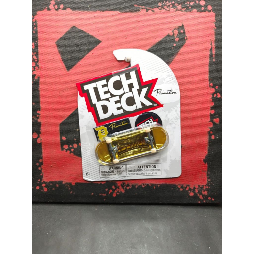 Tech Deck Fingerboards Primitive Gold Rare
