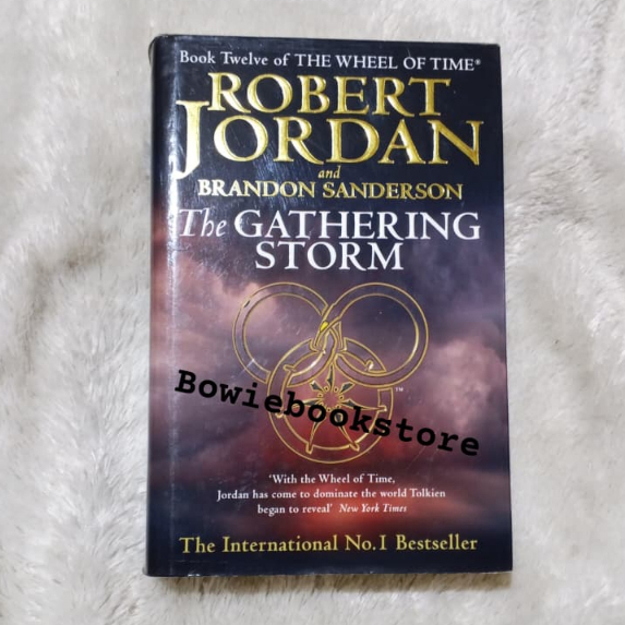 ORIGINAL Hard Cover Bekas Buku Robert Jordan The Gathering Strom - English Version
