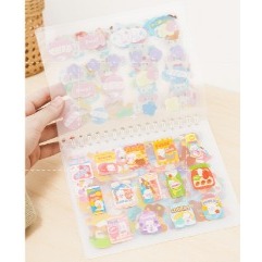 Stiker Lucu Aesthetic Waterproof  Stiker Buku Notebook isi 15 Lembar