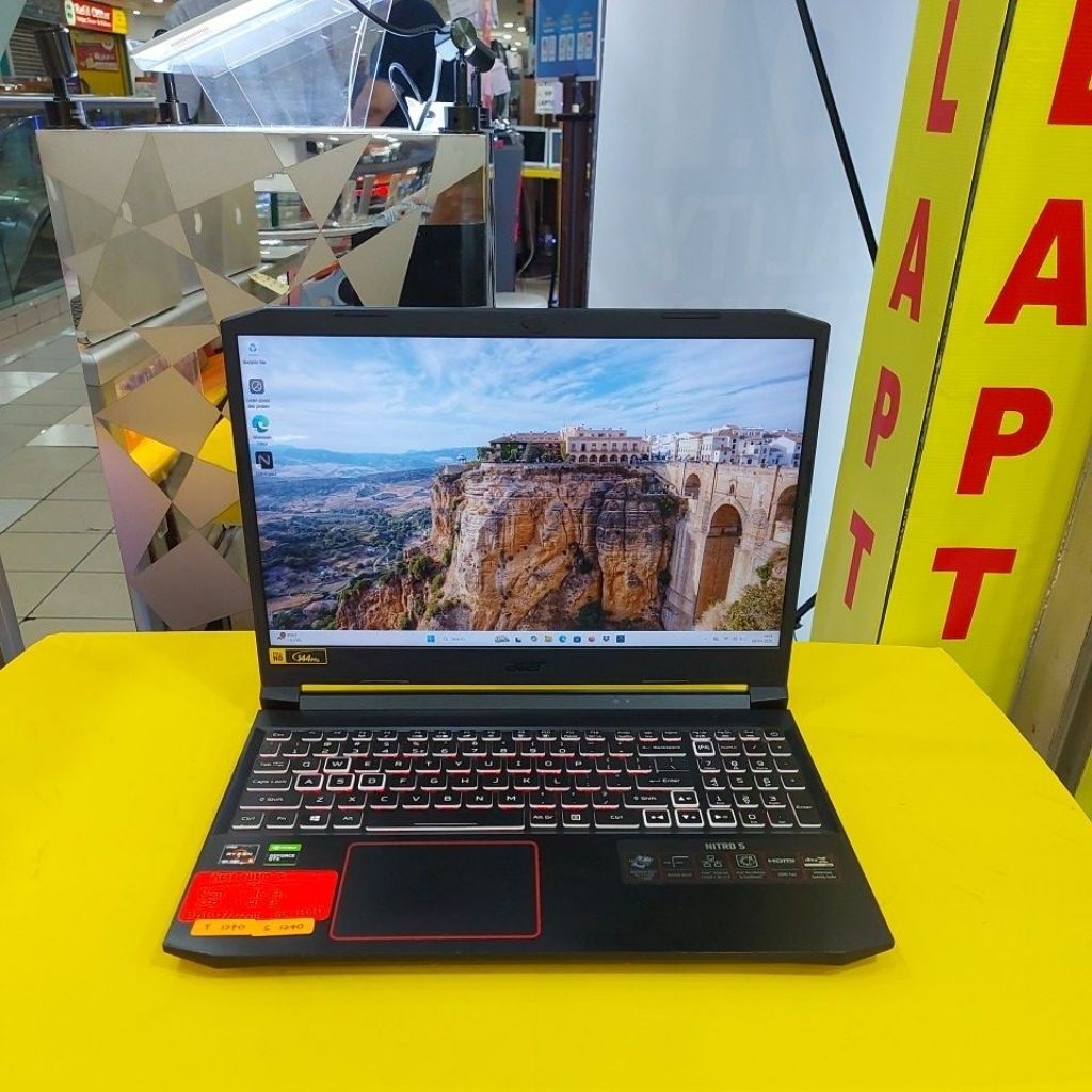 laptop acer nitro 5 an515 44 ryzen 5 4600H ram 16gb ssd 512gb gtx 1650ti 1270