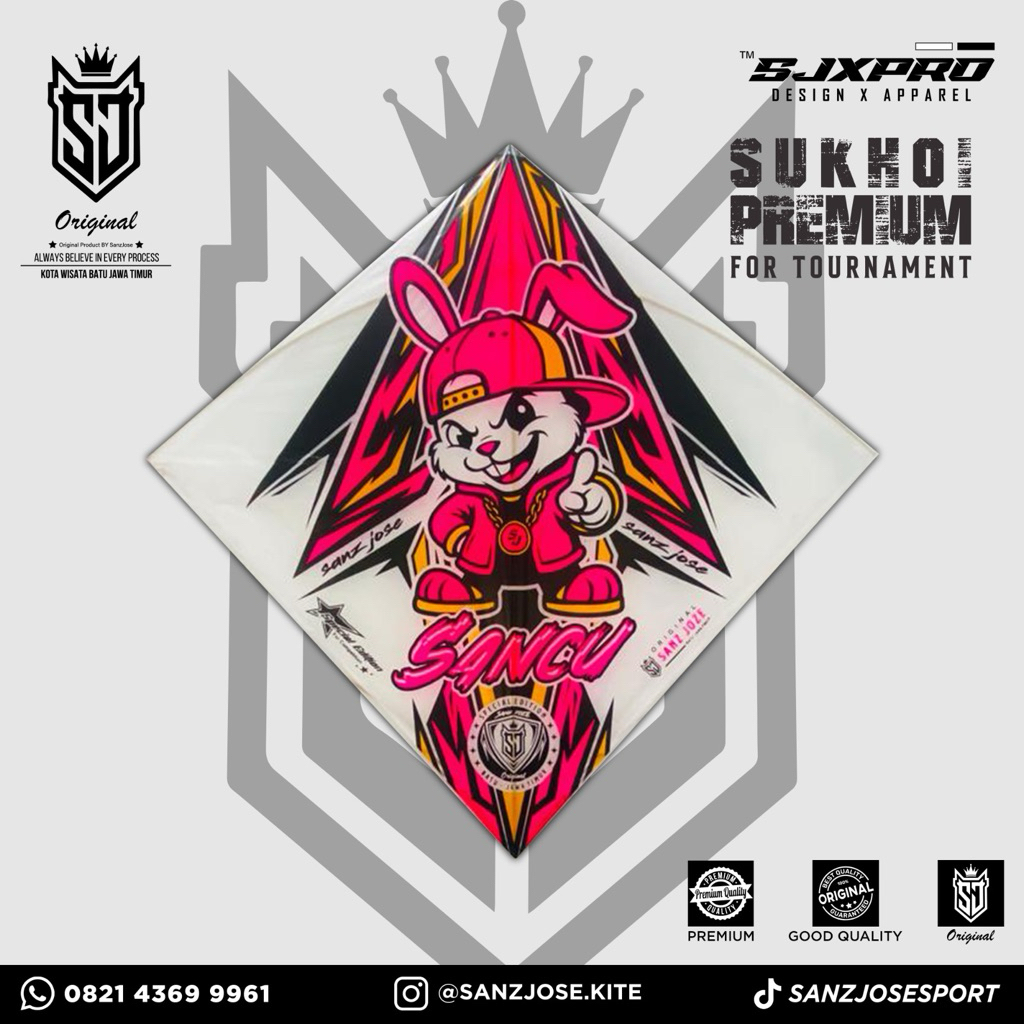 Layangan Sukhoi "SANCU”Sanz Jose " Bambu Tua Special Turnament