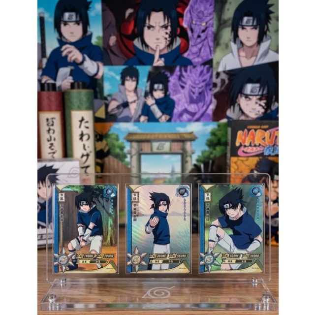 Set 3pcs Card TCG Naruto | Uchiha Sasuke [R]