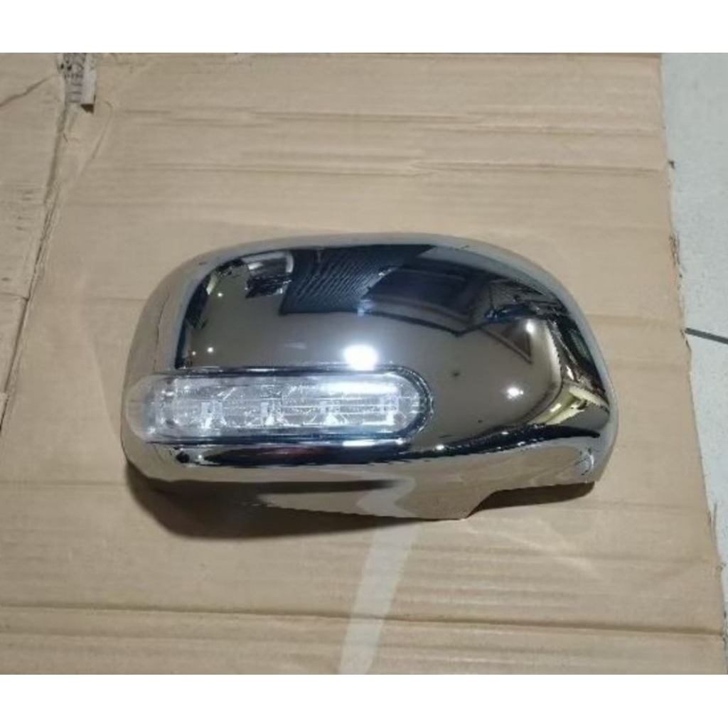 cover spion Innova lama new 2004-2011 chrome lampu besar/ miror cover  innova