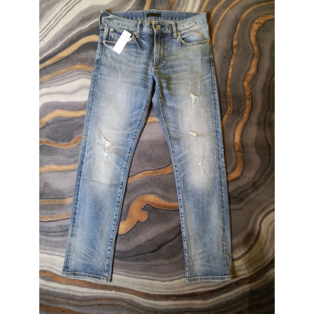 Celana Panjang Jeans Uniqlo Denim Second Original ( selvedge)‎
