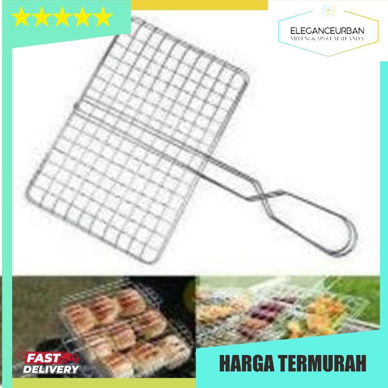 Jepit Bakaran Ikan Stainless Kecil / Besar
