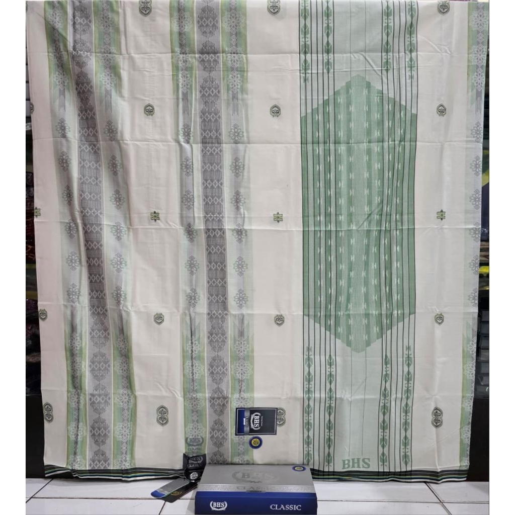 Sarung BHS Classic JACQUARD Motif JGF JGL JGN JGB JGA JGE JGM JSK Mix Silver