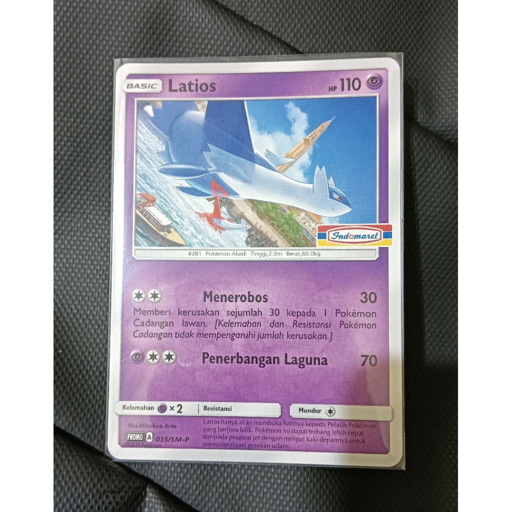 Latios Indomaret Kartu TCG Pokemon Indonesia Promo Indomaret