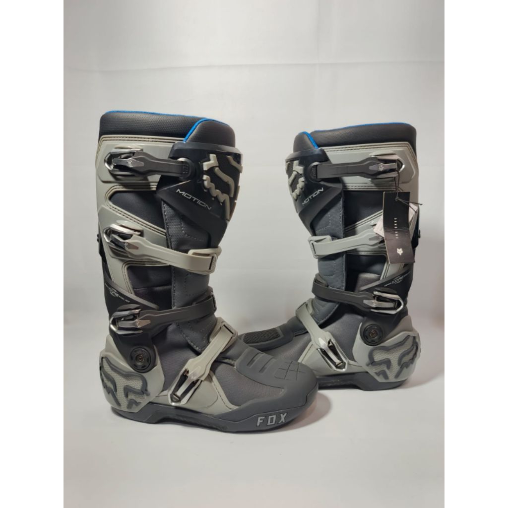 fox motion boots sepatu fox motion grey sepatu trail fox original fox racing boots motocross size 44