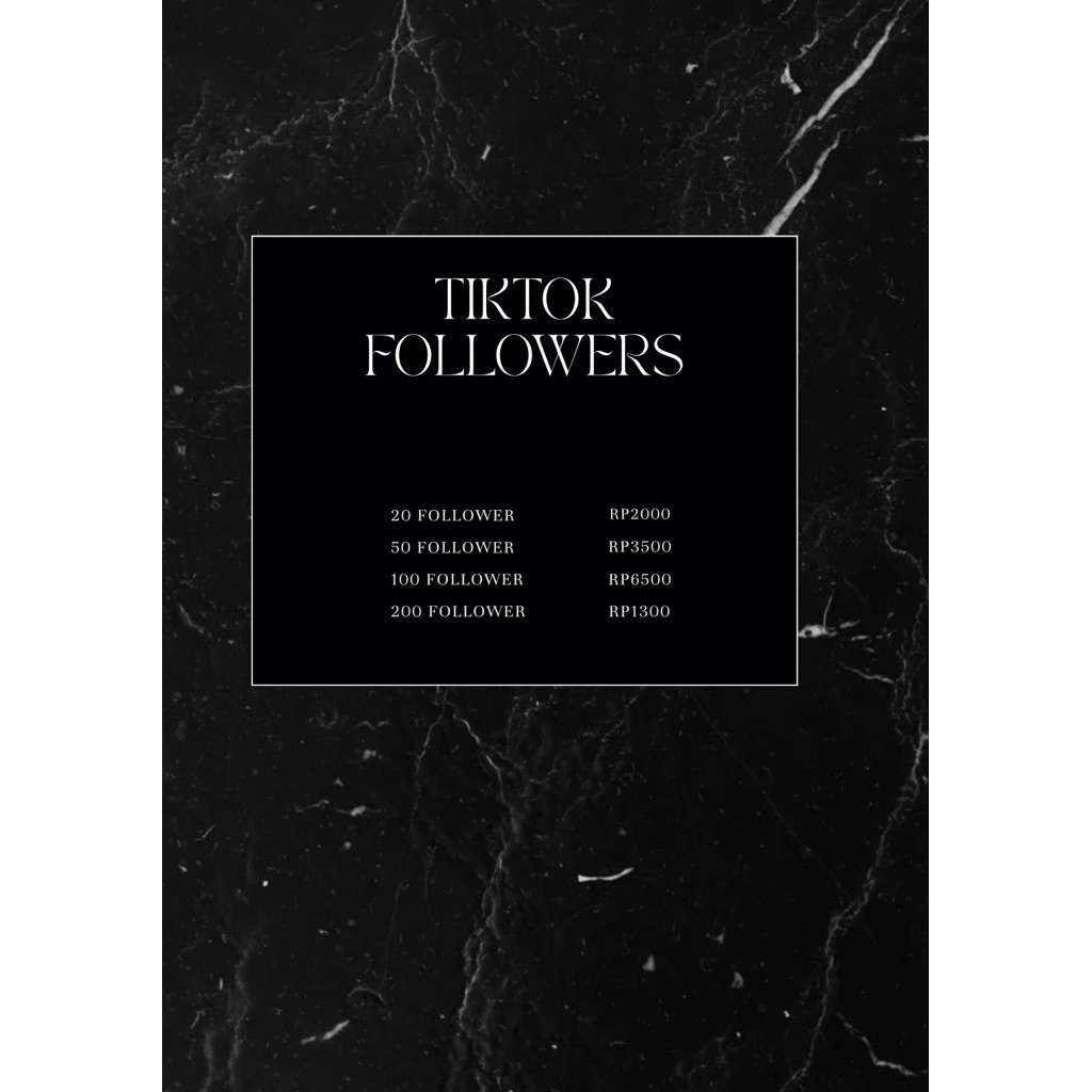 Follower tiktok murah berkualitas