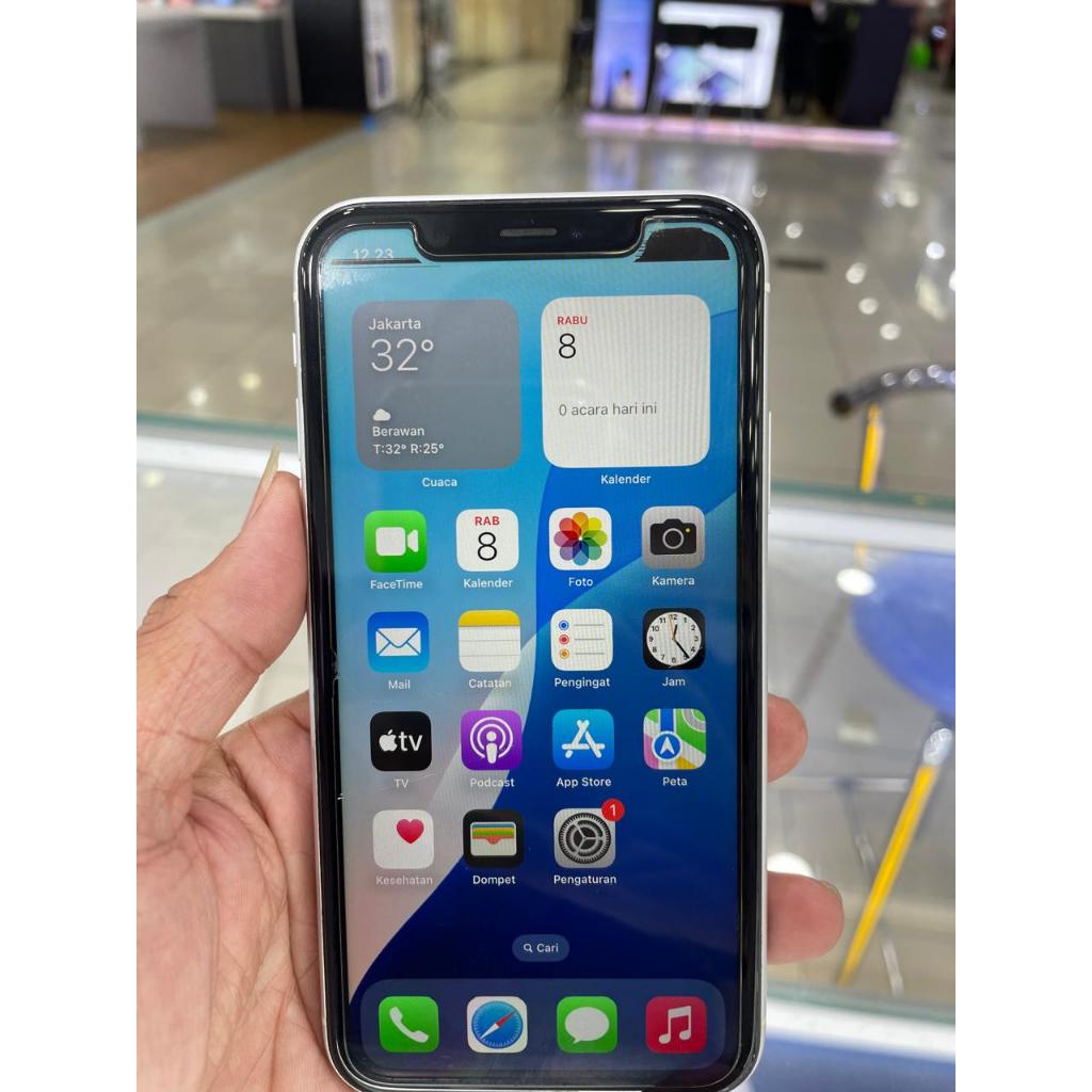 LCD IPHONE XR SECOND SEKEN BEKAS ORIGINAL CABUTAN