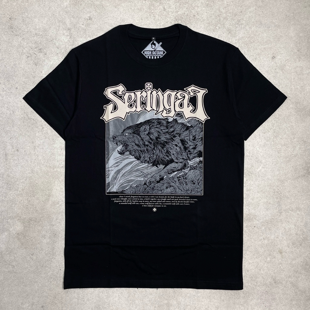 Seringai - Lone Wolf | Tshirt Black Original Merchandise