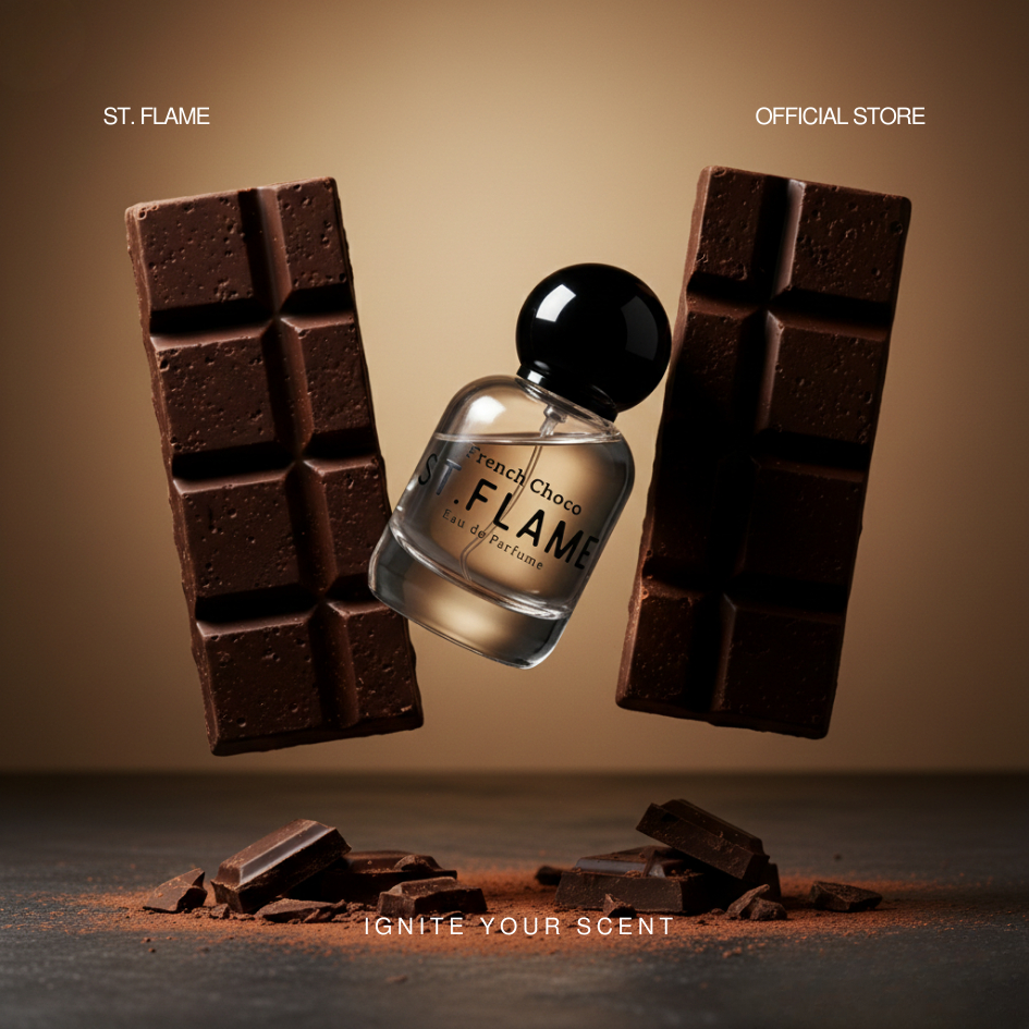 ST. FLAME - French Choco Chocolite EDP/EXTRAIT Parfum Scentflames Tahan Lama Eau De Perfume / Extrai