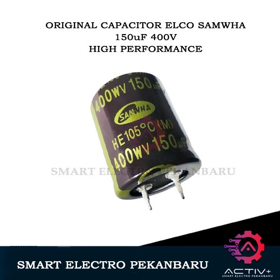 ORIGINAL ELCO 150uF 400V SAMWHA CAPACITOR Elko Kapasitor 150 uF 400Volt 100 UF 400V 400 450 VOLT 350
